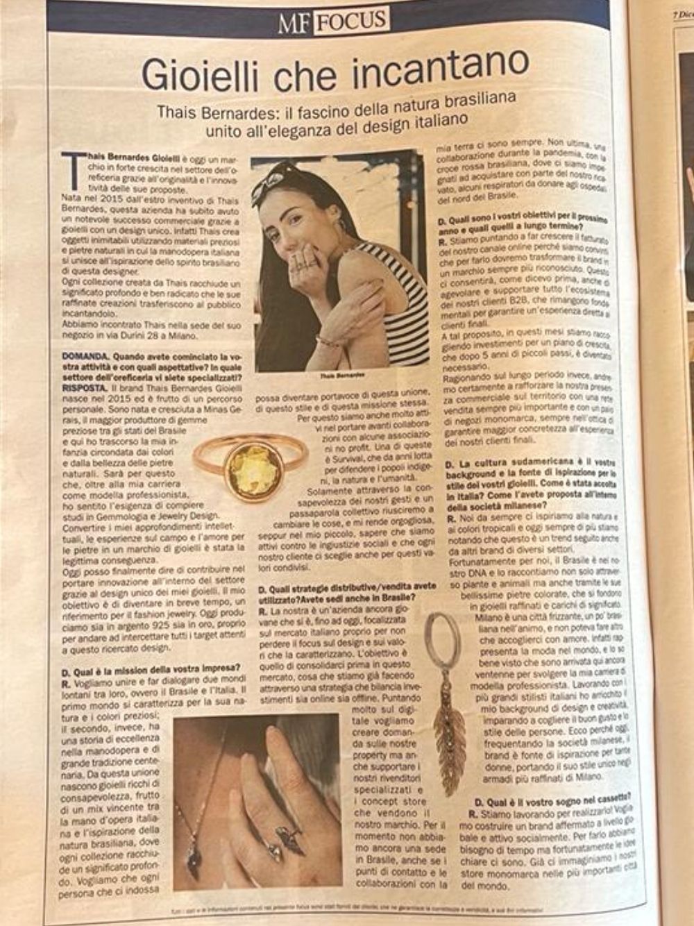 Milan Finance Jewellery Thais Bernardes