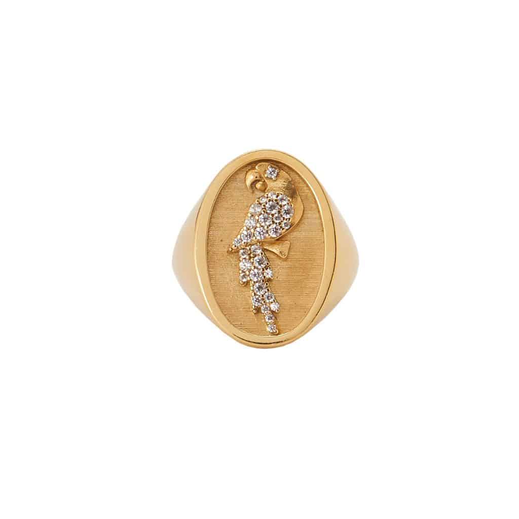 chevalier ring parrot jewellery Thais Bernardes