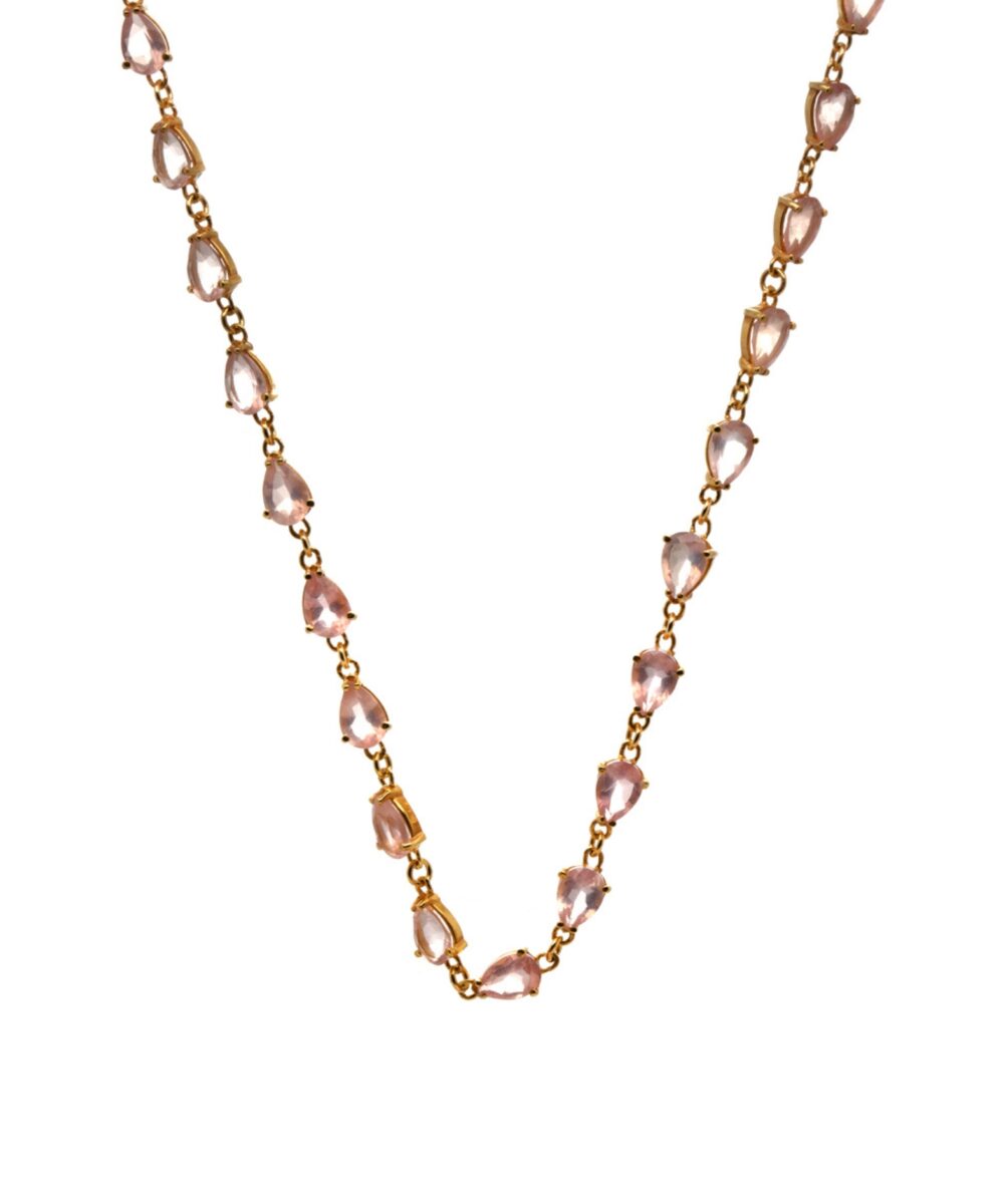 Collana Tennis Colors Quarzo Rosa