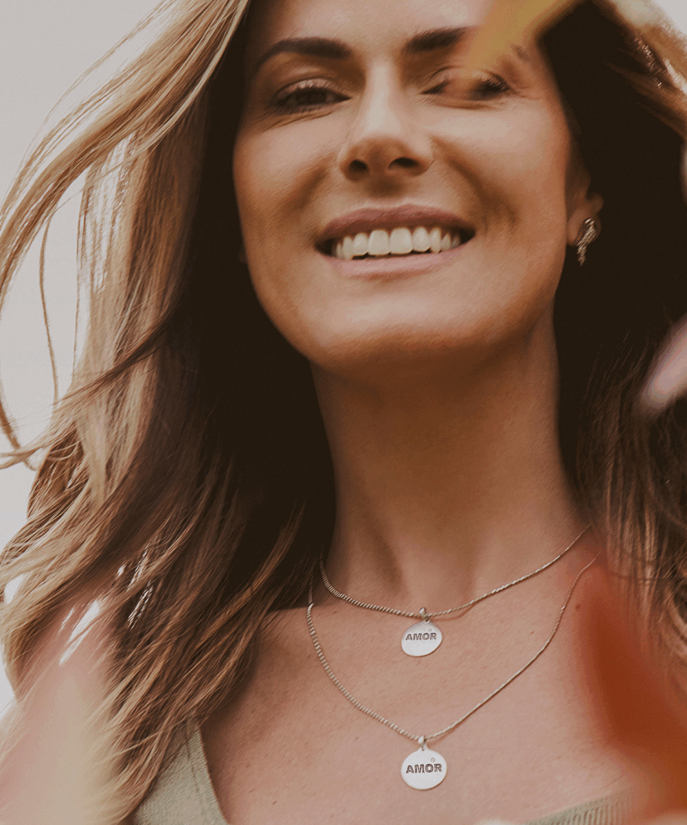 Collana Medaglietta AMOR - Immagine 2
