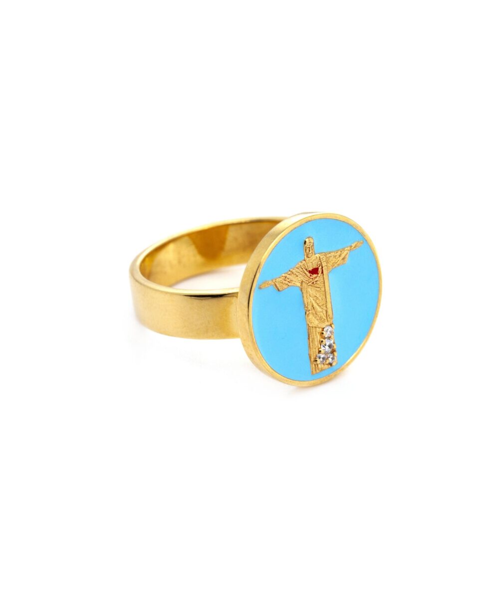 Anello Corcovado Azzurro - Image 2