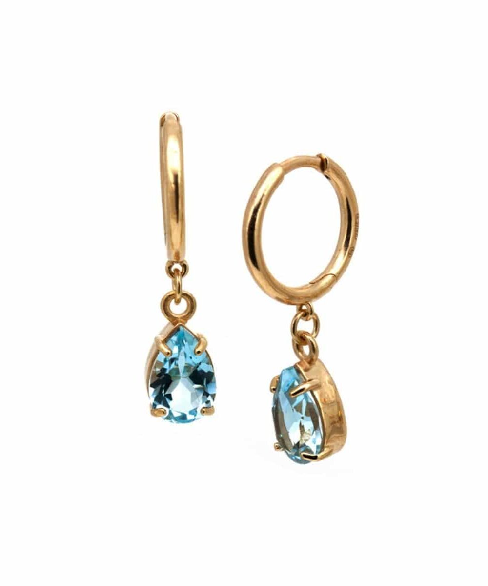 Earrings Colors Topaz Blue