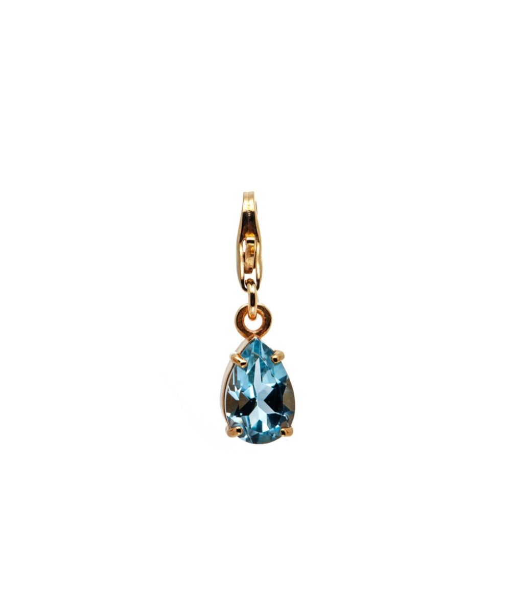 Ciondolo Charm Topazio Azzurro