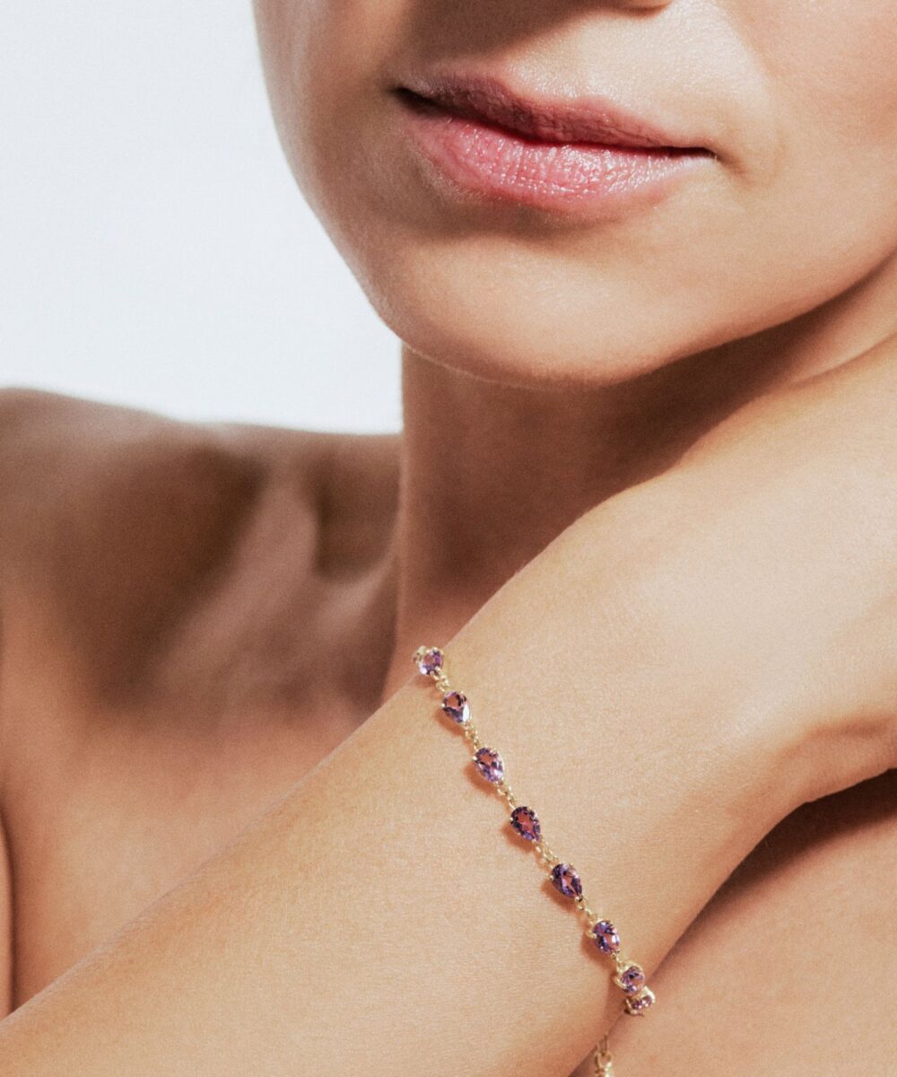 Bracciale Tennis Ametiste - Immagine 2