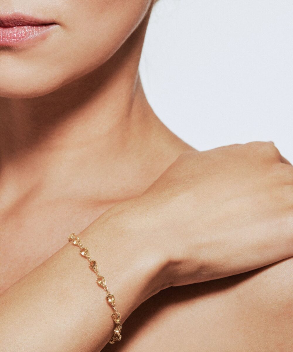 Bracciale Tennis Citrino - Immagine 2