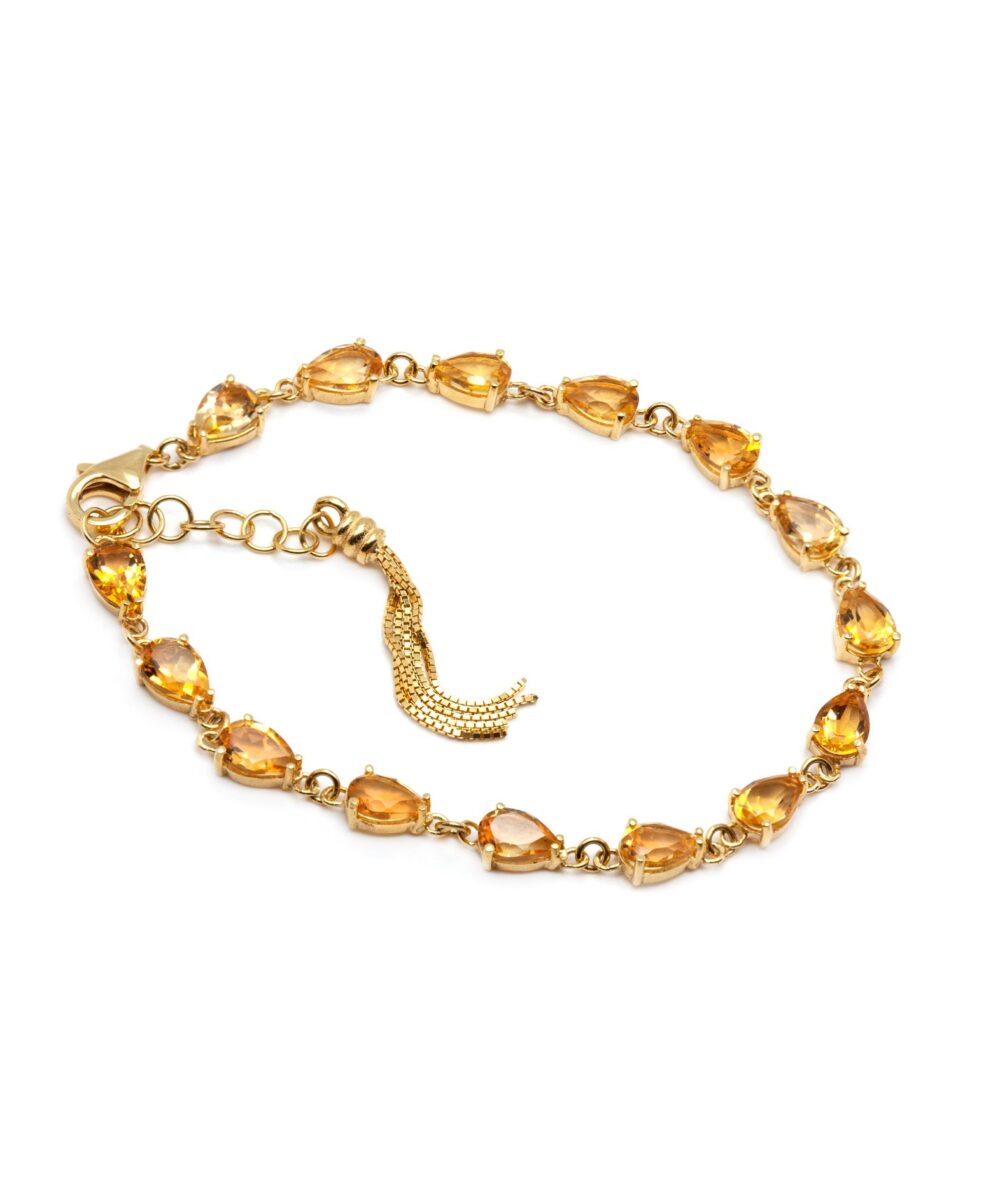 Bracciale Tennis Citrino