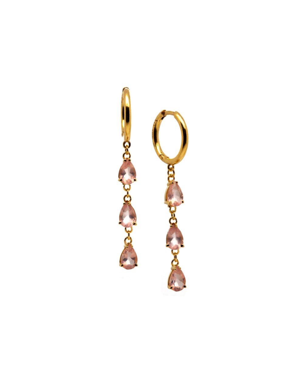 Orecchini Dream Colors Quarzo Rosa