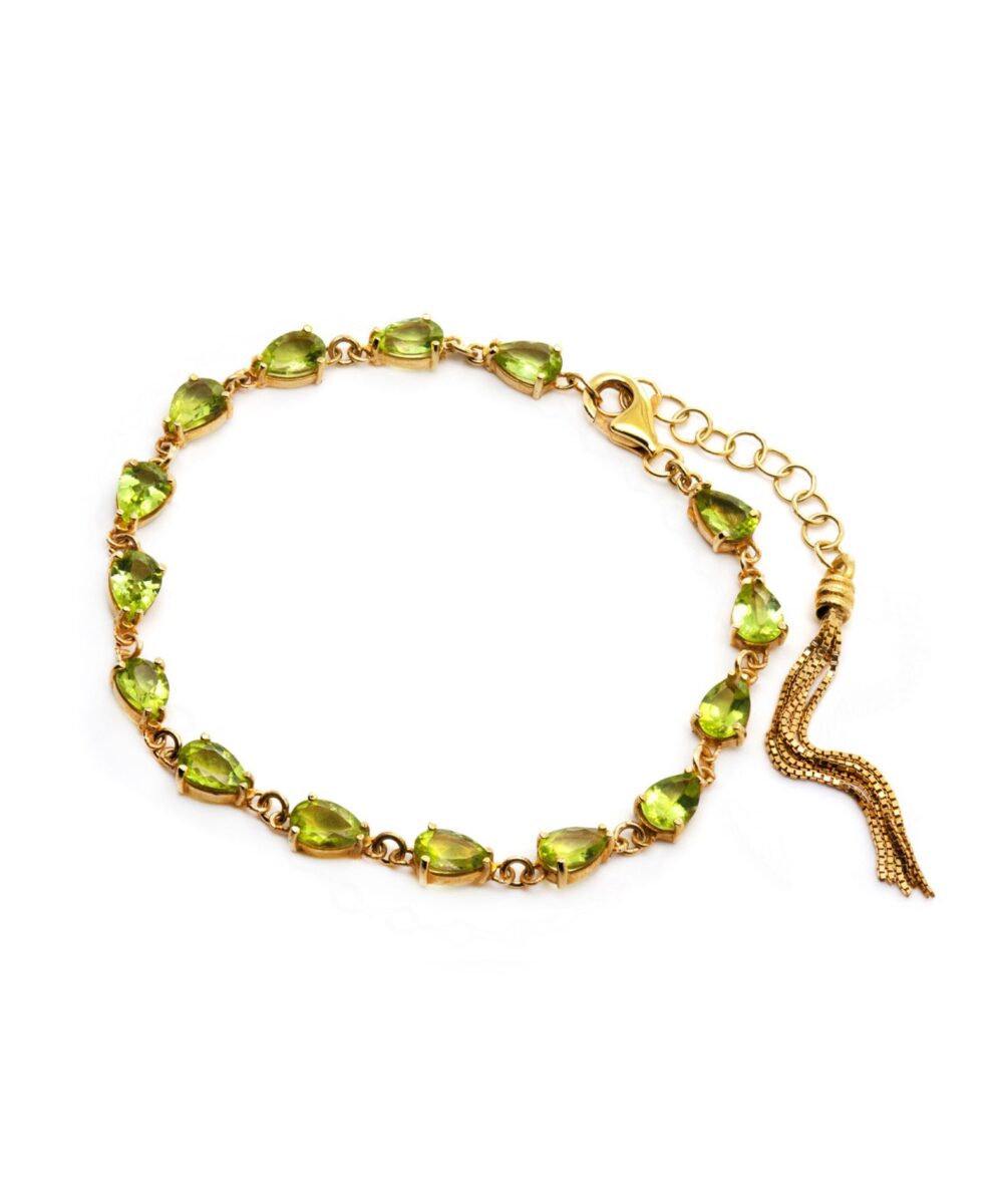 Bracciale Tennis Peridoto