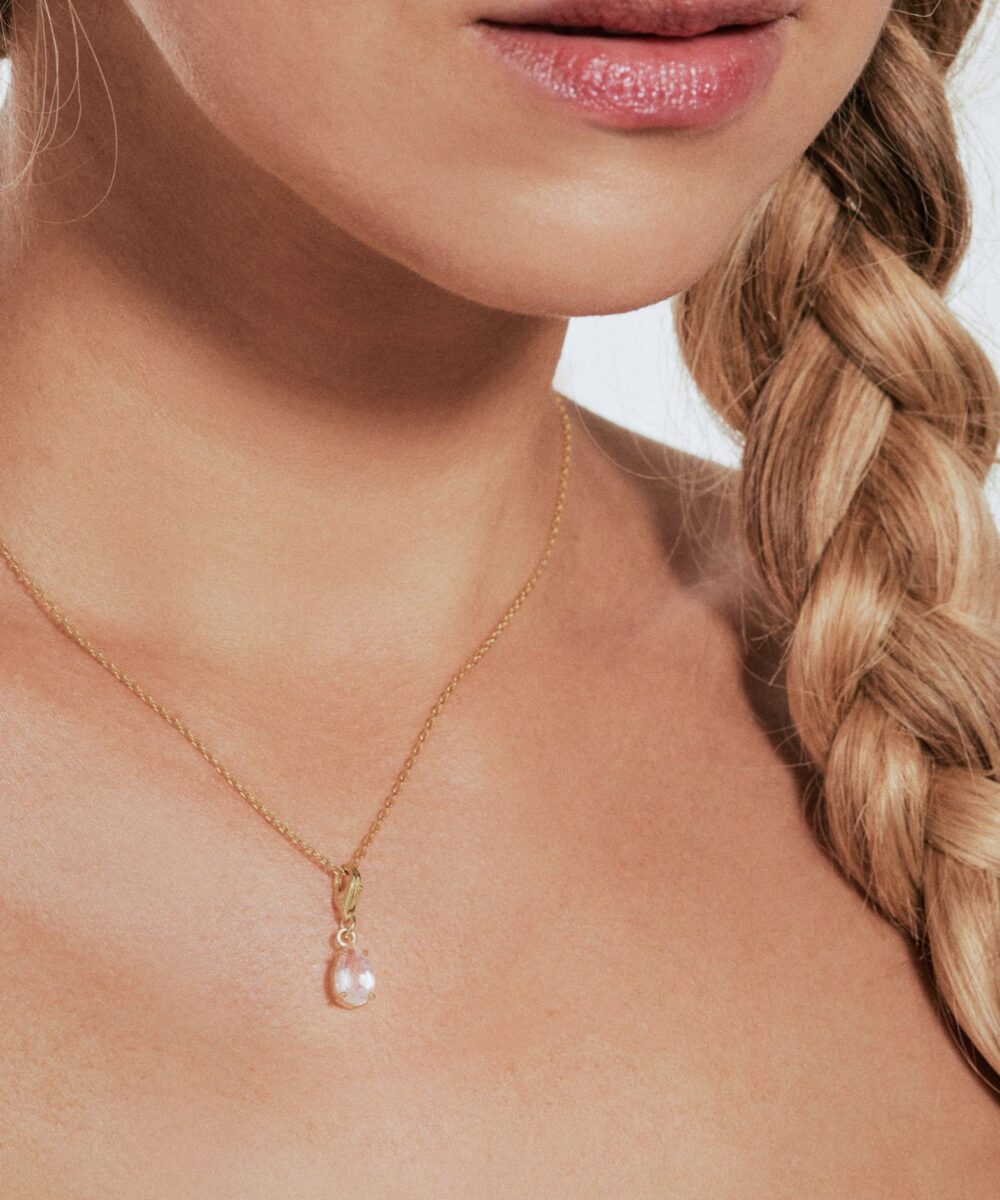 Ciondolo Charm Quarzo Rosa - Immagine 3