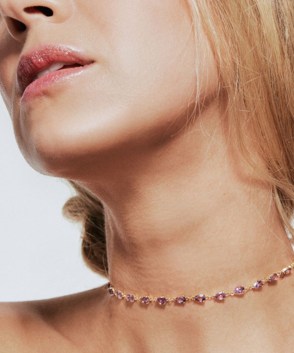 Collana Tennis Colors Ametista - Immagine 2