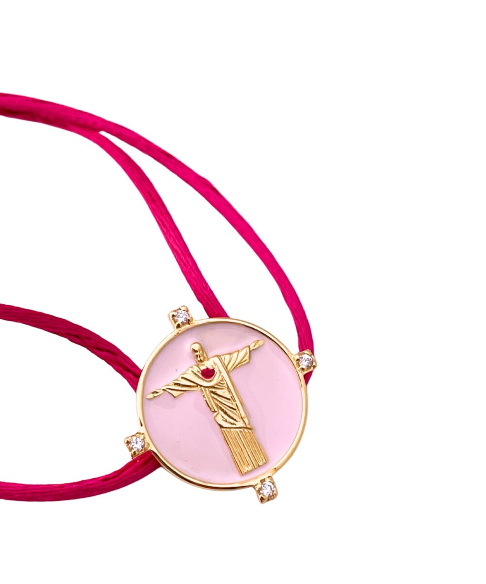 Bracciale Cordino Corcovado Rosa - Immagine 2