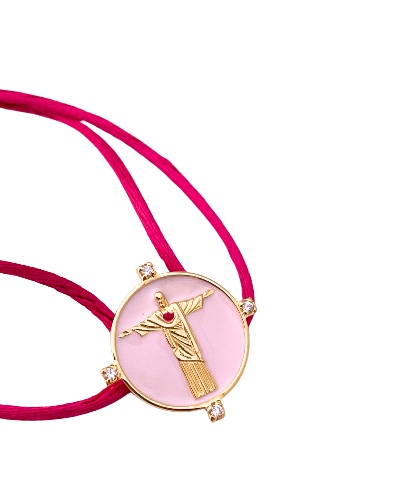 Bracciale Cordino Corcovado Rosa - Immagine 2