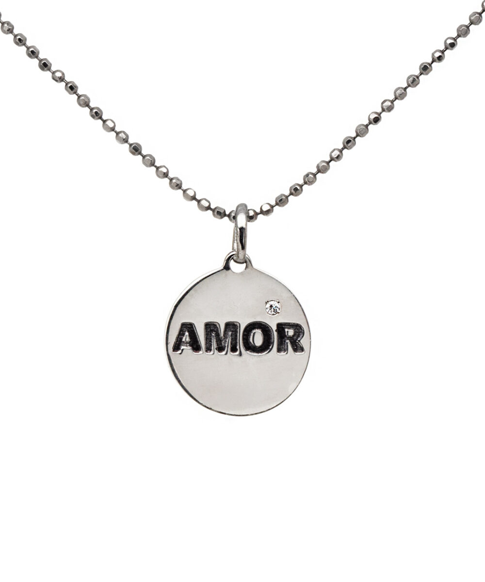 Collana Medaglietta AMOR