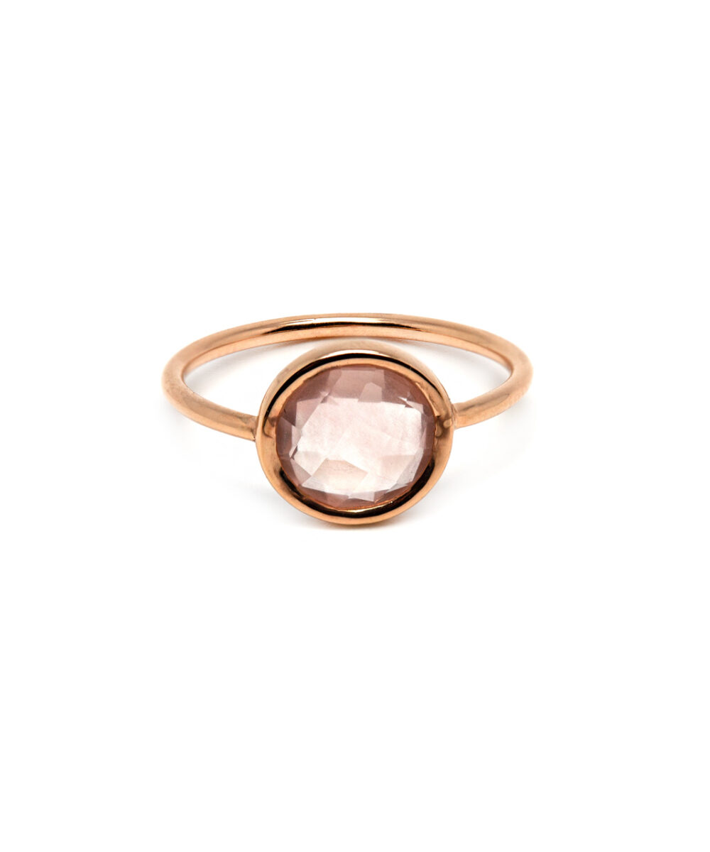 Anello Colors Quarzo Rosa