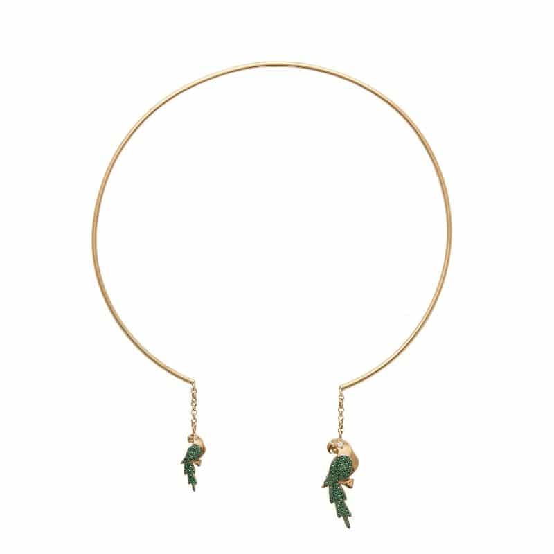 Collana Choker Pappagalli