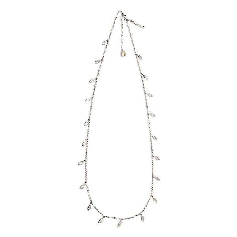 Collana Lunga con Mini Piume