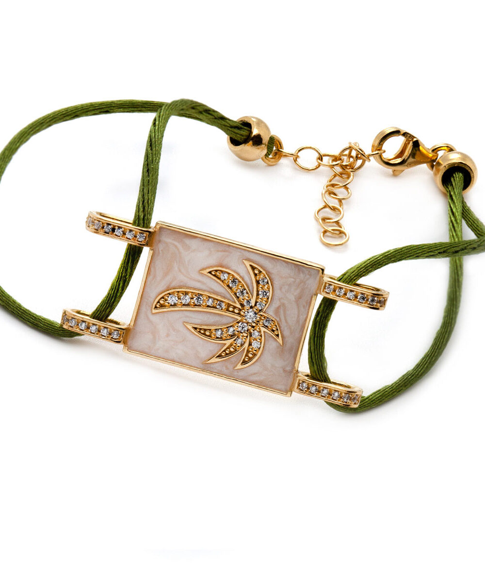 Sabbia Dorata – Bracciale cordino