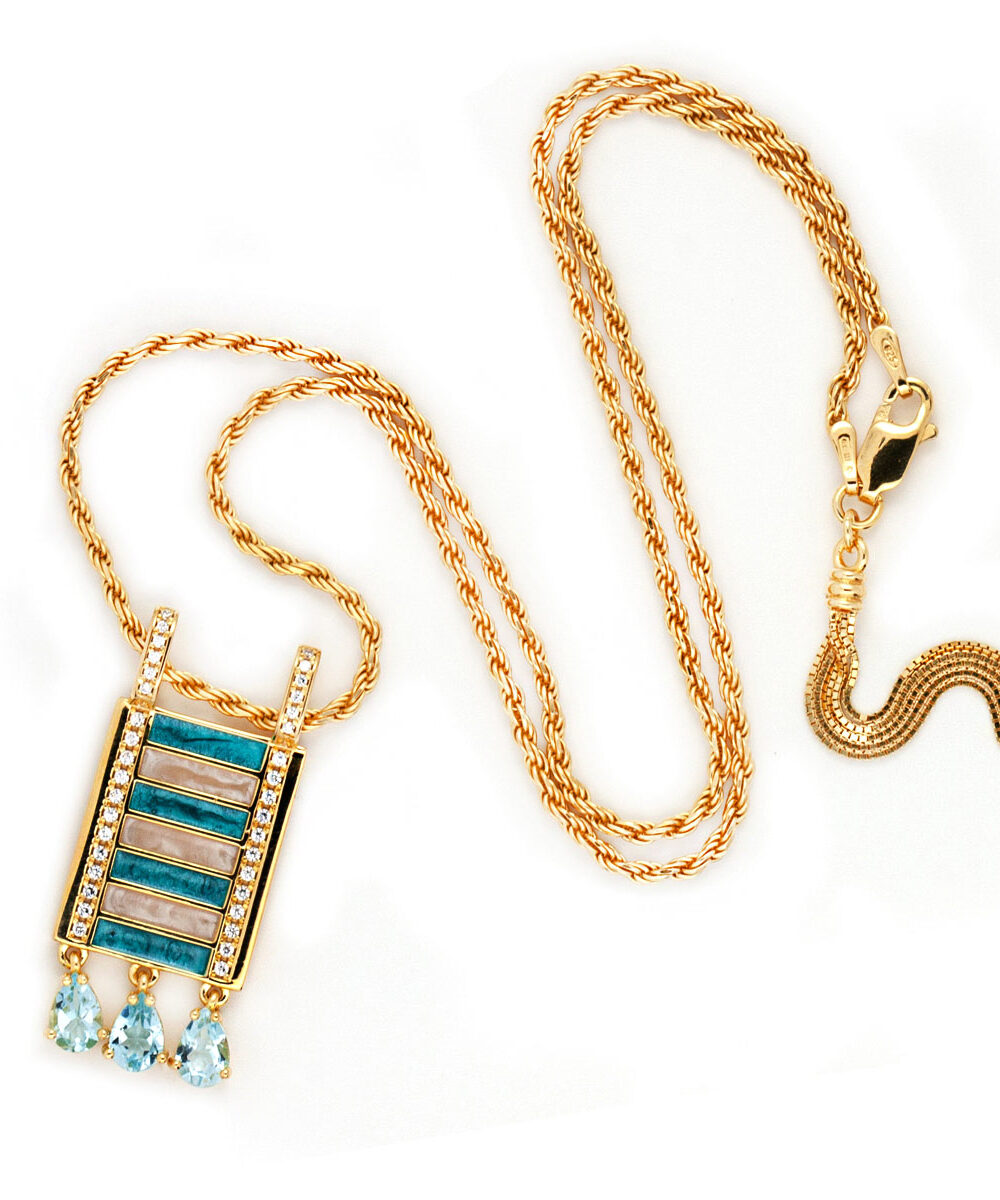 Riva Azzurra – Collana catena corda - Immagine 2
