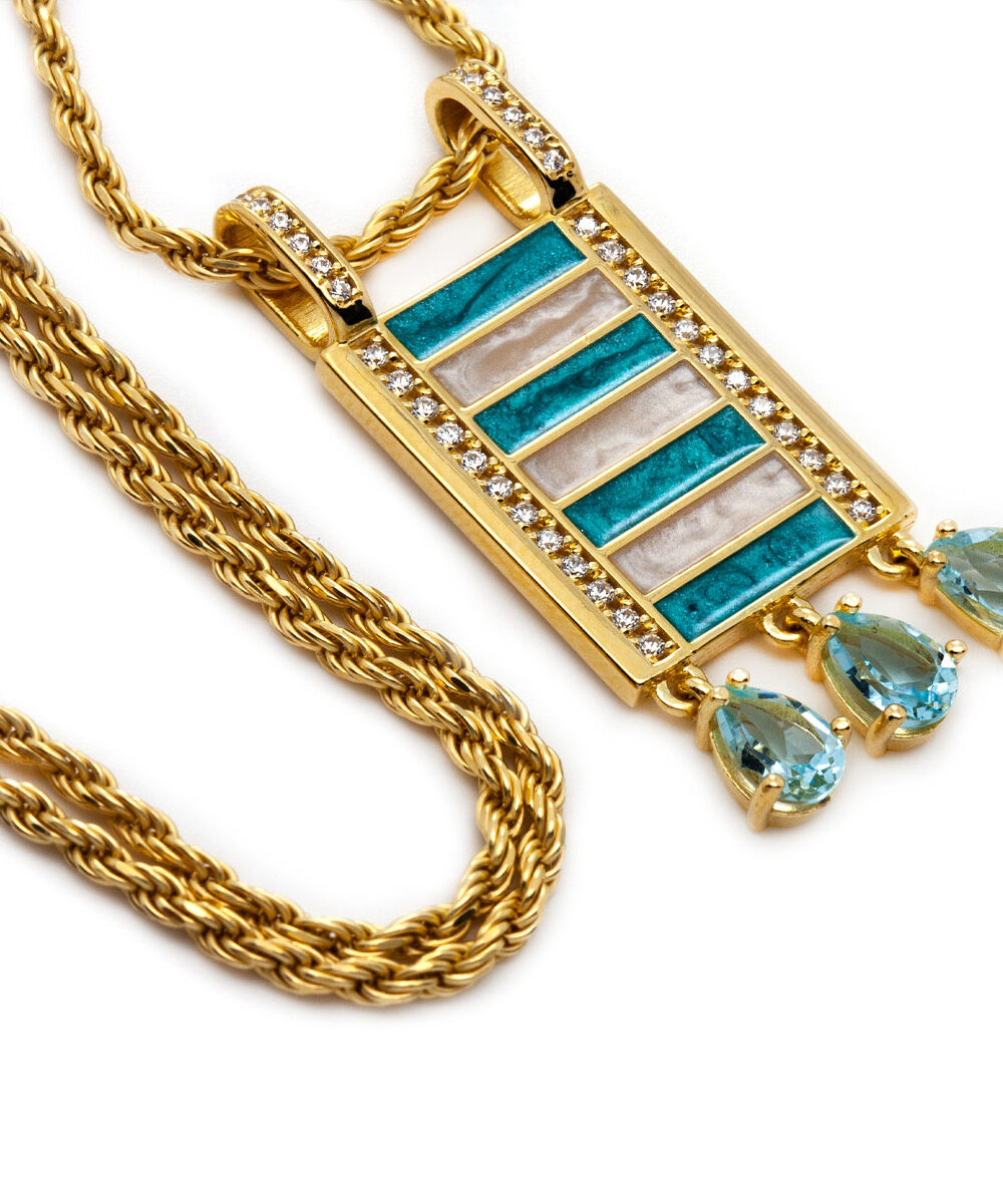 Riva Azzurra – Collana catena corda - Immagine 3