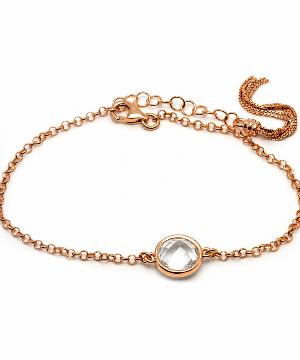 Bracciale colors con Cristallo di Rocca